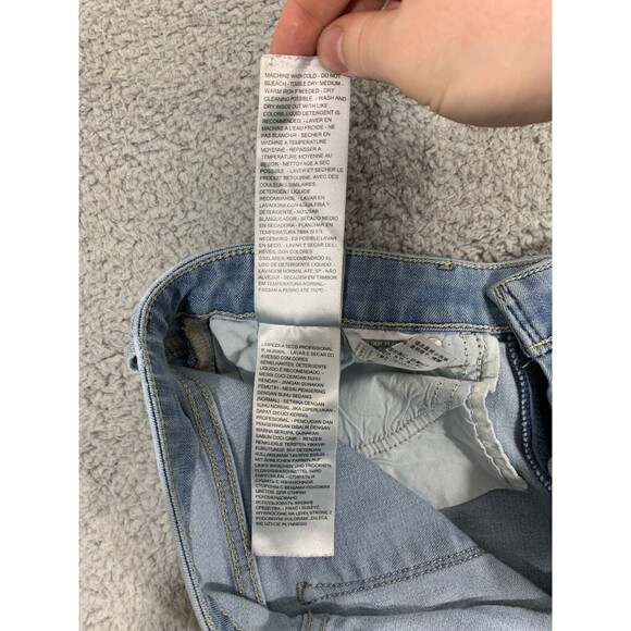 Levi's 711 Skinny 29x30 Light Wash Distressed Denim Blue Jean Pockets - Picture 13 of 16